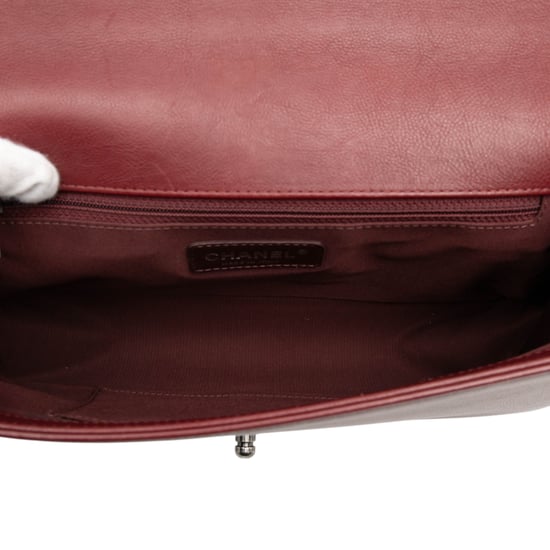 Gebrauchte mittelgroße gesteppte Lammleder Double Stitch Boy Flap - Image 4
