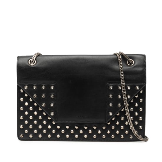Gebrauchte Mittelgroße Nieten-Leder Betty Schultertasche - Image 1