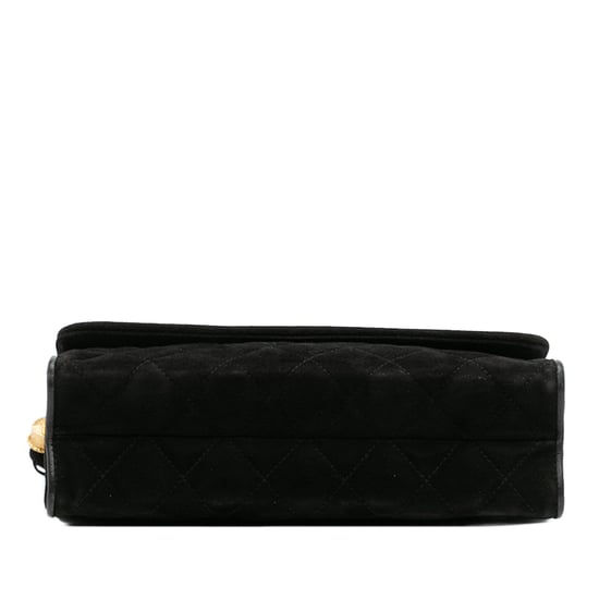 Gebrauchte gesteppte Wildleder-Tassel-Umschlagtasche - Image 3