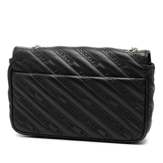 Gebrauchtes geprägt Leder Allover Logo Bb Wallet On Chain - Image 2
