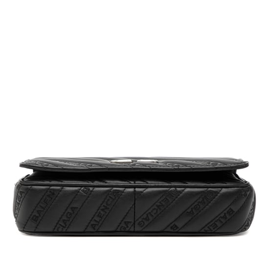 Gebrauchtes geprägt Leder Allover Logo Bb Wallet On Chain - Image 3