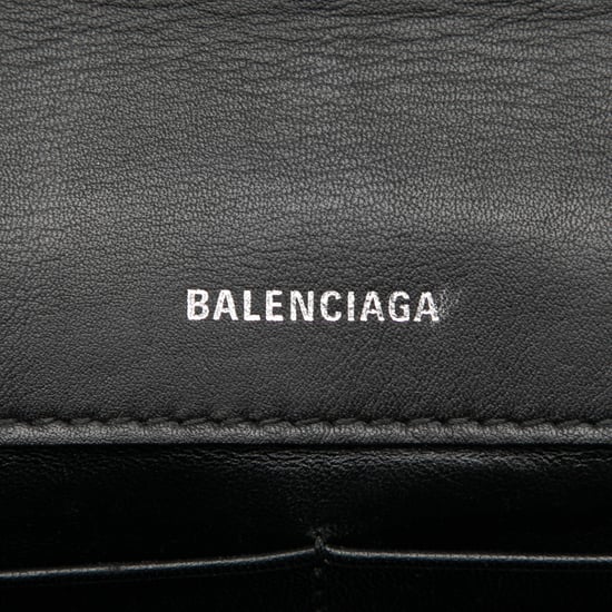 Gebrauchtes geprägt Leder Allover Logo Bb Wallet On Chain - Image 5