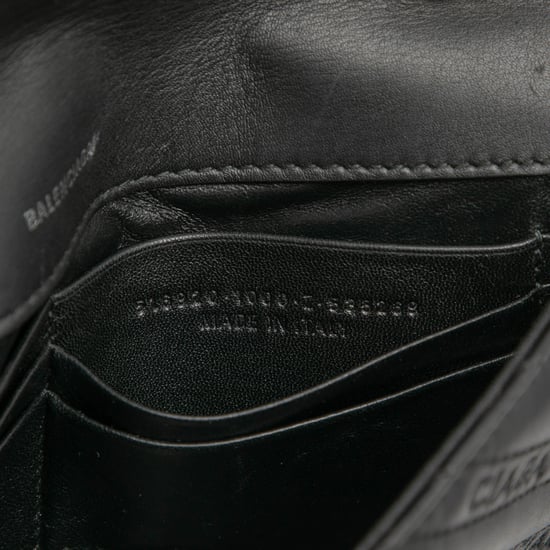 Gebrauchtes geprägt Leder Allover Logo Bb Wallet On Chain - Image 6