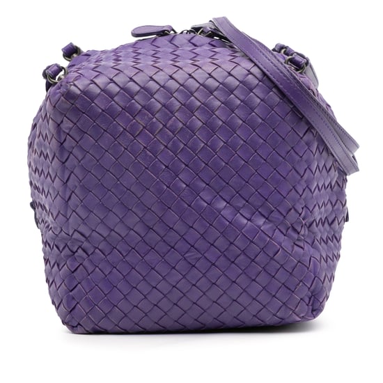 Gebrauchter Nappa Intrecciato Cube Crossbody - Image 1