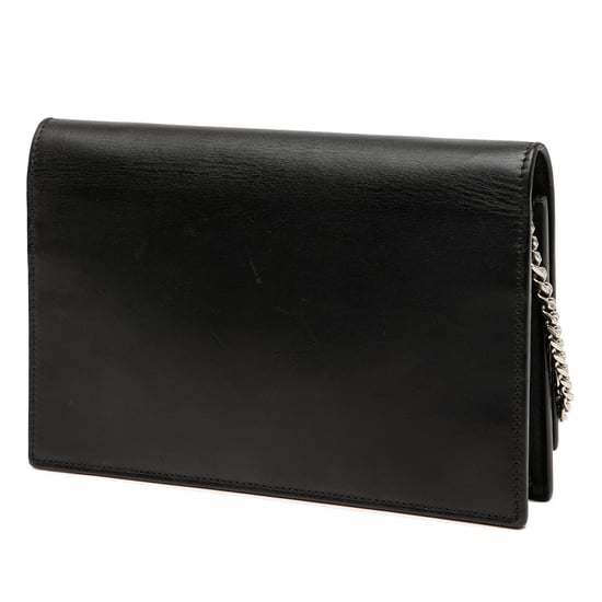 Gebrauchte Kalbsleder Cloud Star Applikation Klassisches Monogramm Kate Quasten Wallet On Chain - Image 2