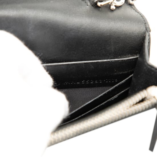 Gebrauchte Kalbsleder Cloud Star Applikation Klassisches Monogramm Kate Quasten Wallet On Chain - Image 6