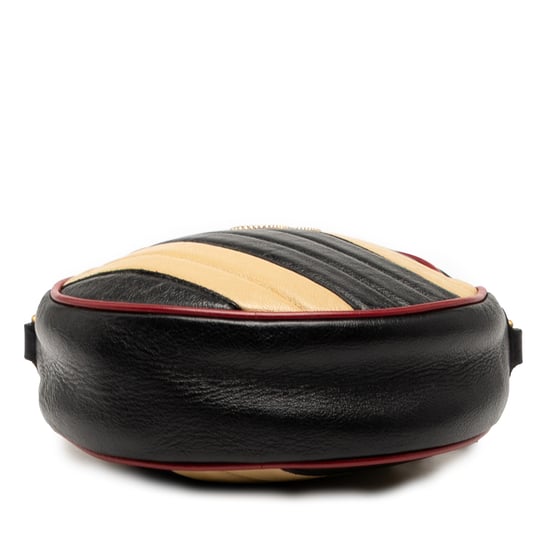 Gebrauchte Mini Gg Marmont Matelassé-Leder Torchon Rund-Umhängetasche - Image 3