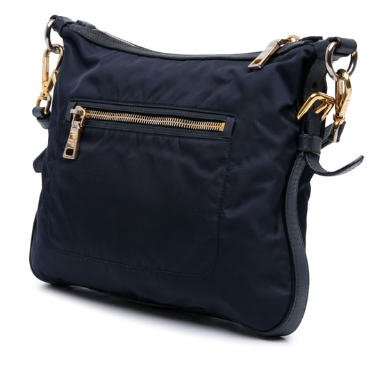 Gebrauchte Saffiano-besetzte Tessuto Zip-Top Crossbody-Tasche - Image 2