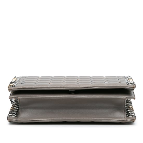 Gebrauchte Kleine Lammleder Schokoladenriegel CC Piercing Nietenkette Klappe - Image 3