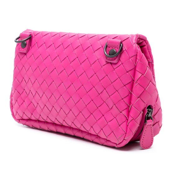 Gebrauchte Mini Nappa Intrecciato Erweiterbare Kette Klapp-Crossbody-Tasche - Image 2