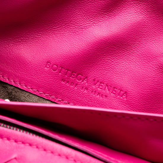 Gebrauchte Mini Nappa Intrecciato Erweiterbare Kette Klapp-Crossbody-Tasche - Image 5