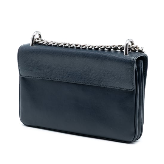 Gebrauchte Saffiano- und Stadtkalb-Ketten-Crossbody-Tasche - Image 2