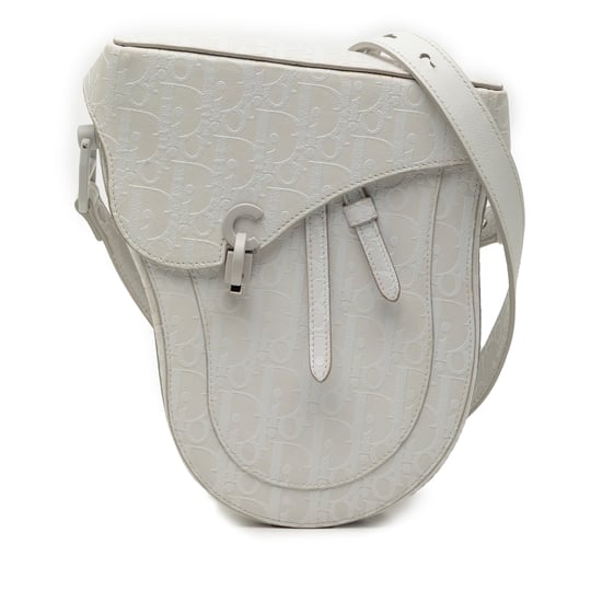 Gebrauchte oblique Kalbsleder Satteltasche Boxy Crossbody - Image 1