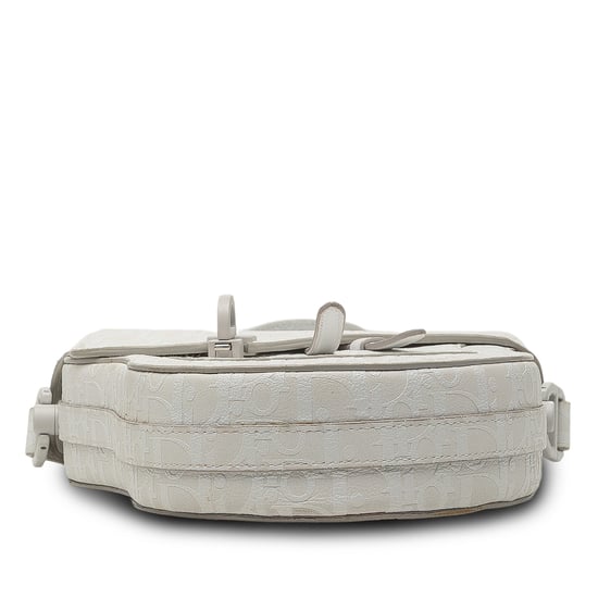 Gebrauchte oblique Kalbsleder Satteltasche Boxy Crossbody - Image 3