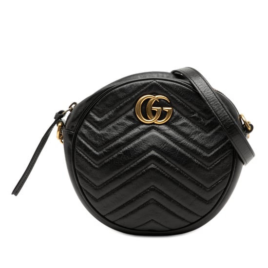 Gebrauchte Mini GG Marmont Matelassé Leder Rundum-Umhängetasche - Image 1