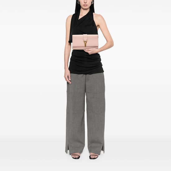 Vorbesitzene strukturierte Leder Chyc Ligne Clutch - Image 1