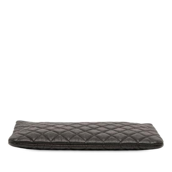 Gebrauchte mittelgroße gesteppten Kaviar Boy O Case Clutch - Image 3