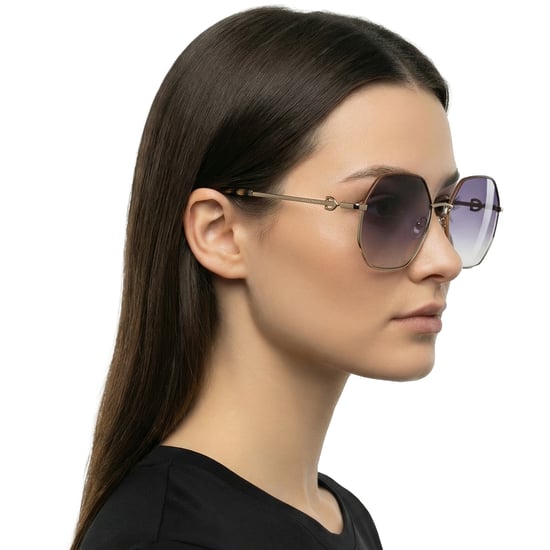 Damen Sechseckige Metall-Sonnenbrille LO140SL - Image 6