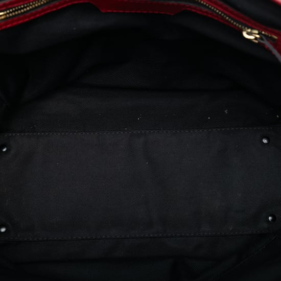 Gebrauchter kleiner Haymarket-Check-Canvas- und Leder-Canterbury-Tote - Image 4