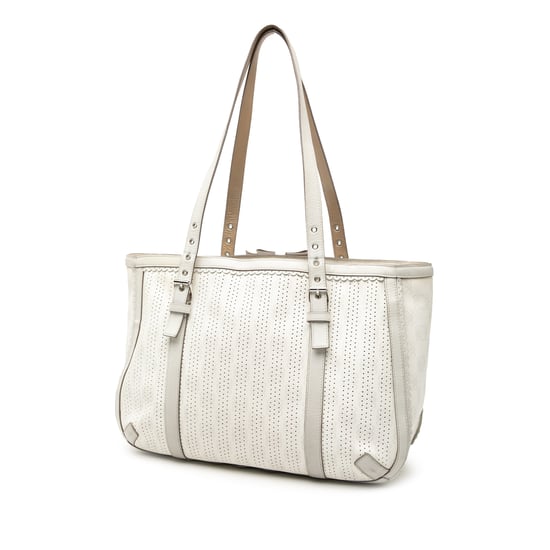 Gebrauchter Anagram Perforierter Beschichteter Canvas-Shopper - Image 2