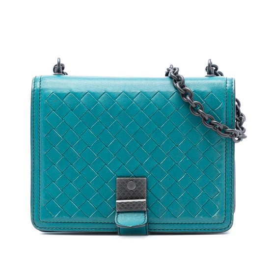 Gebrauchte Mini Nappa Intrecciato Runway Schultertasche - Image 1