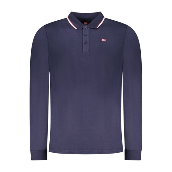 Norwegen 1963 Blau Baumwolle Herren Poloshirt - Image 1