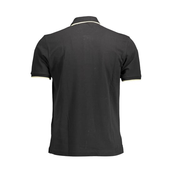 La Martina Schwarzes Baumwoll-Polohemd für Herren - Image 2