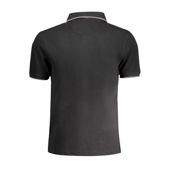 La Martina Schwarzes Baumwoll-Polohemd für Herren - Image 3