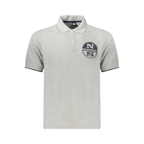 North Sails Grigio Baumwoll Herren Polo - Image 1
