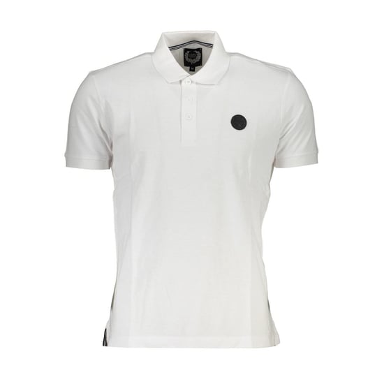 Gianmarco Venturi Bianco Baumwoll Herrenpoloshirt - Image 1