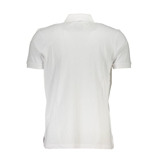 Gianmarco Venturi Bianco Baumwoll Herrenpoloshirt - Image 2