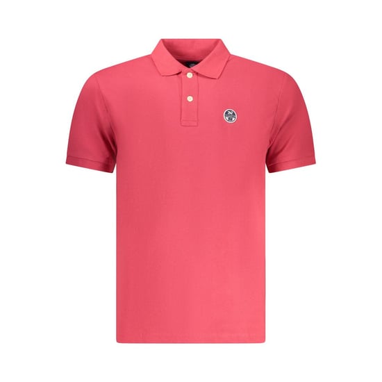 North Sails Rotes Baumwolle Herren Polo-Shirt - Image 1
