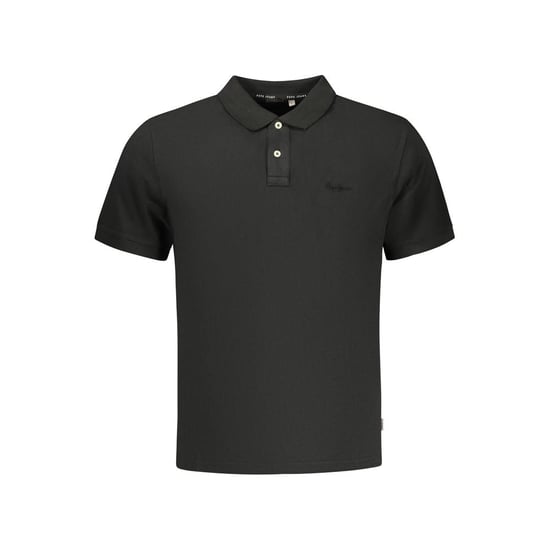 Pepe Jeans Schwarzes Baumwoll-Herren-Polohemd - Image 1