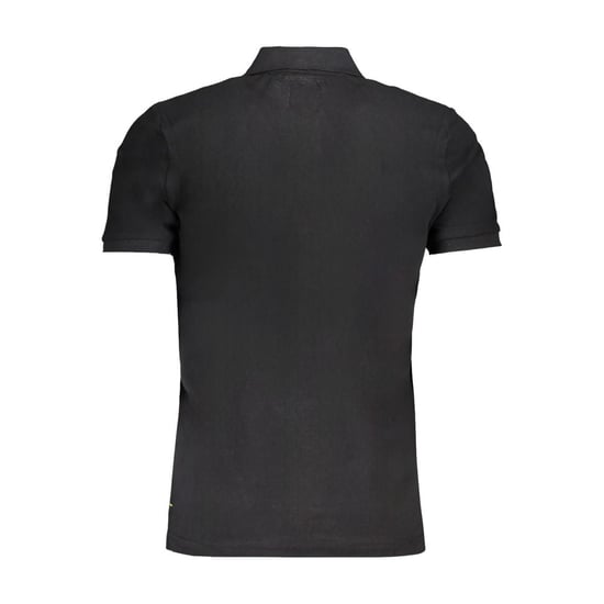 Gianmarco Venturi Schwarzes Baumwoll Herren Polo-Shirt - Image 2
