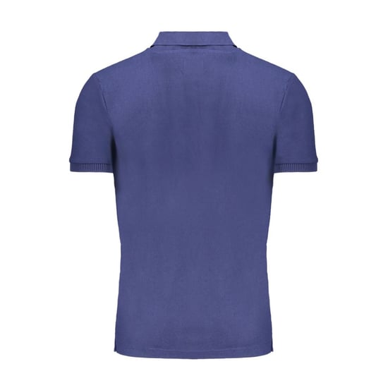 Gianmarco Venturi Blaues Baumwoll-Polohemd für Herren - Image 2