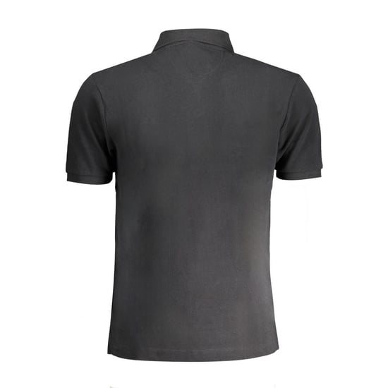 La Martina Schwarzes Baumwoll Herren-Polohemd - Image 2