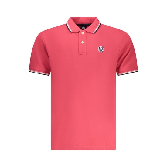 North Sails Rotes Baumwoll Herren Polo - Image 1