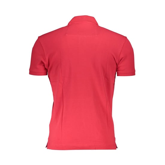 La Martina Rosso Baumwoll Herren Poloshirt - Image 3