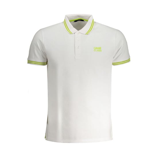 Cavalli Class Weißes Baumwoll-Polohemd für Herren - Image 1