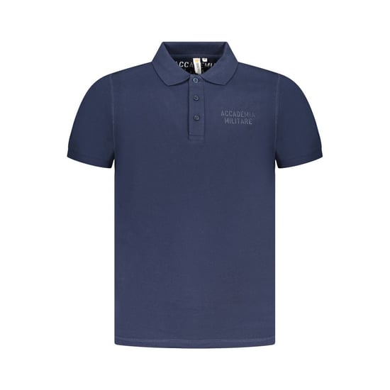 Accademia Militare Blau Baumwolle Herren Poloshirt - Image 1