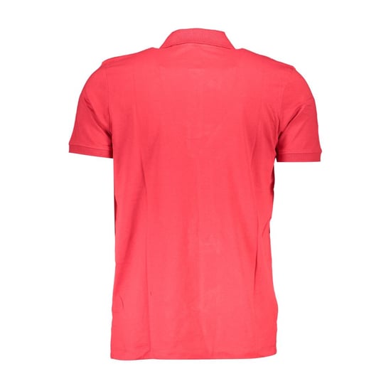 Gianmarco Venturi Rotes Baumwoll-Herren-Polohemd - Image 2