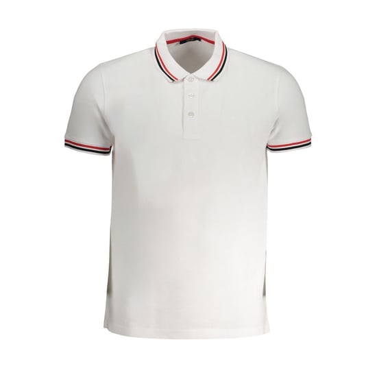 Cavalli Class Bianco Baumwoll Herren-Polohemd - Image 1