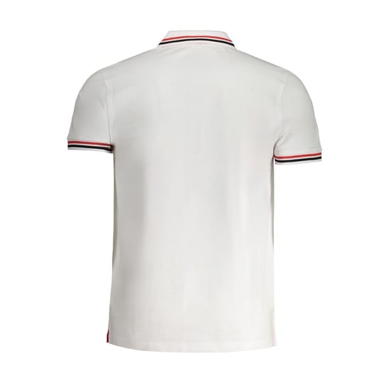 Cavalli Class Bianco Baumwoll Herren-Polohemd - Image 2