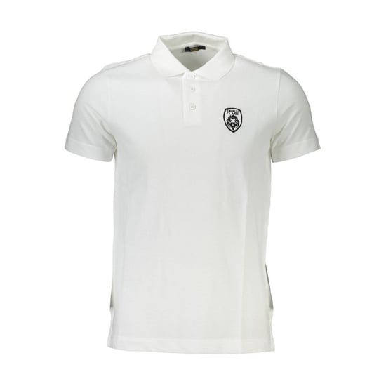 Cavalli Class Bianco Baumwoll-Polo für Herren - Image 1