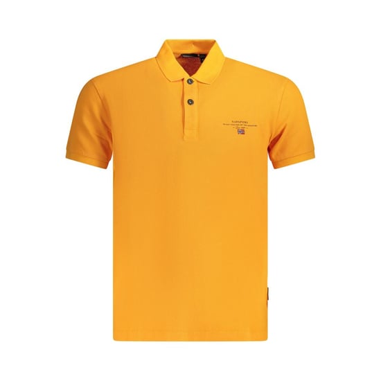 Napapijri Arancione Baumwoll Herren Poloshirt - Image 1