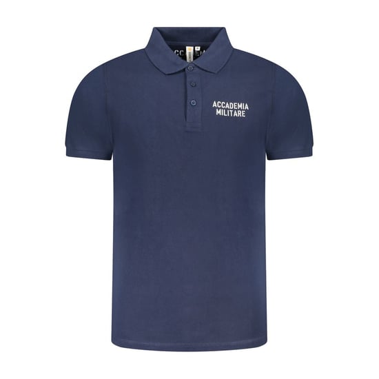 Accademia Militare Blaue Baumwolle Herren Polo - Image 1