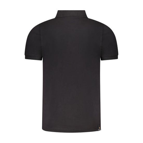 Accademia Militare Schwarzes Baumwoll-Polohemd für Herren - Image 2