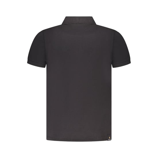 Accademia Militare Schwarzes Baumwoll Herren Polo - Image 2