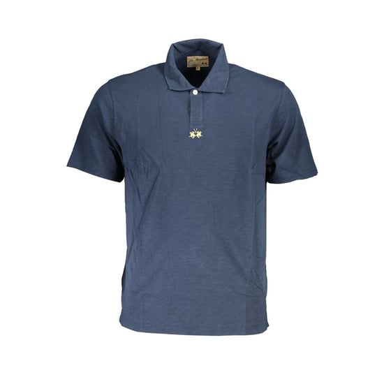 La Martina Blaue Baumwoll-Herren-Polo-Shirt - Image 1