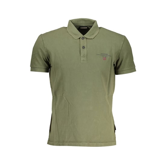 Napapijri Verde Baumwoll-Herrenpoloshirt - Image 1